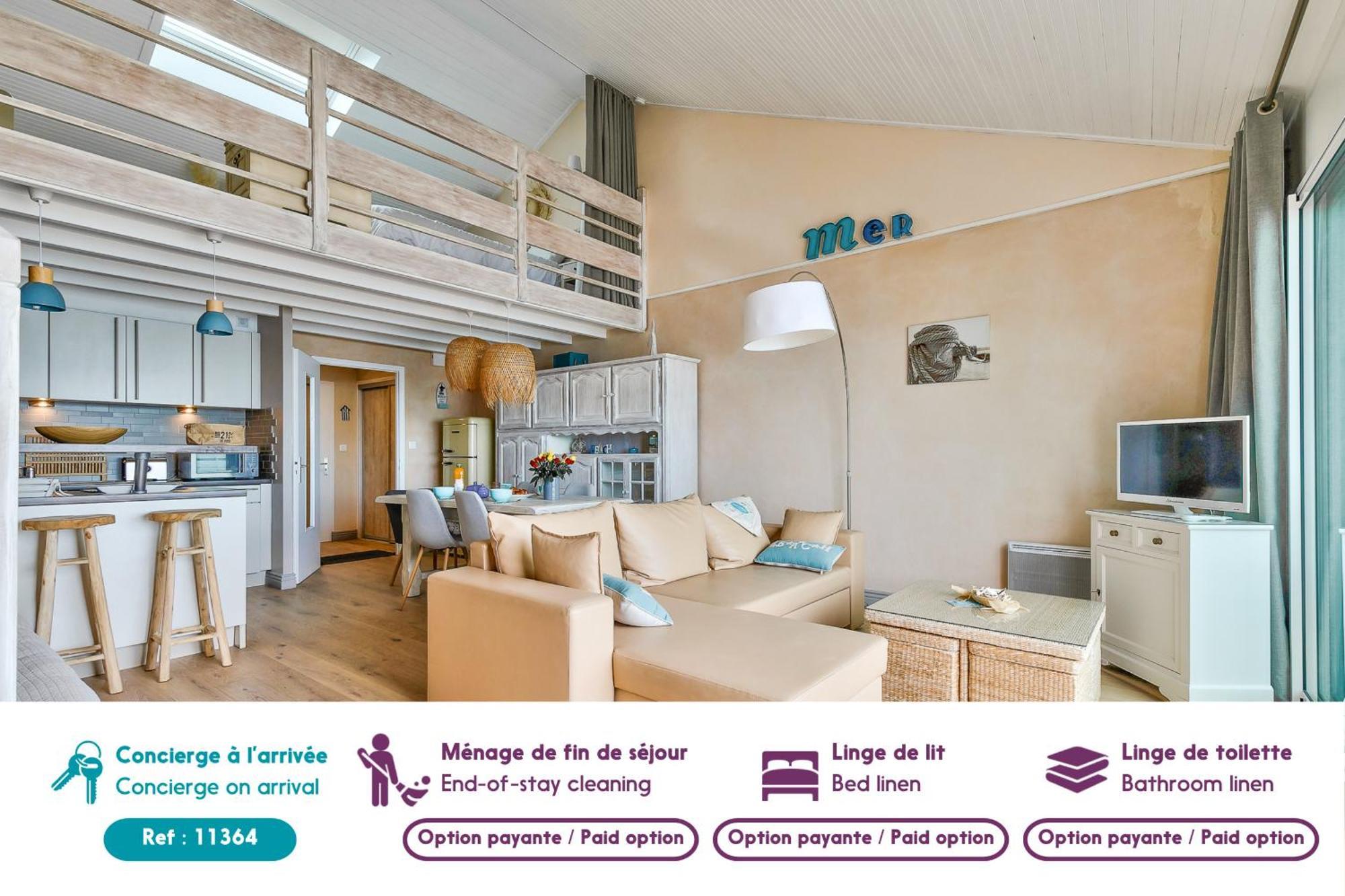 Apartament Face Mer - Emplacement Ideal - Appart Pour 5 Noirmoutier-en-l'Ile Zewnętrze zdjęcie